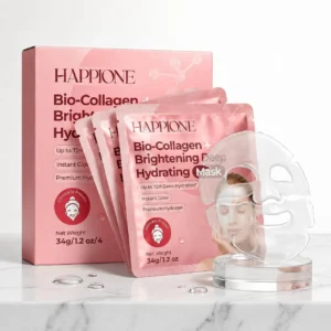 Happione Bio-Collagen Hydrogel Face Mask 34g (4-Pack)