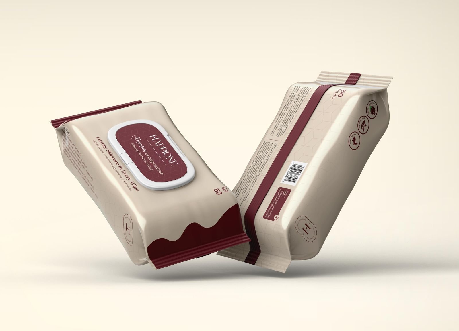 Thisis image about Happione Bio- Collagen wipes