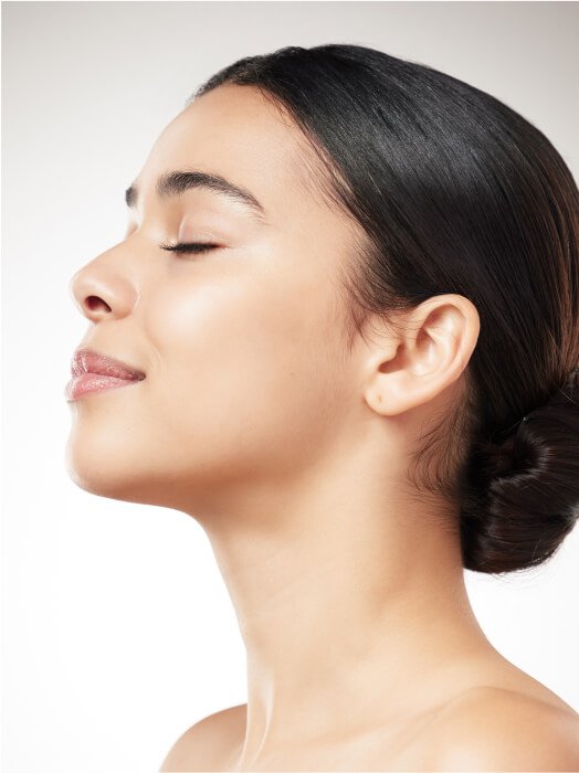 Healthy glowing skin after using skincare masks and wipes for natural hydration and radiance